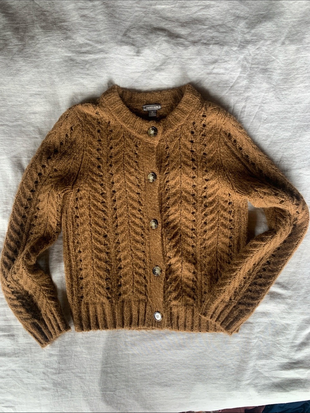 J. Crew - Point Sur Cable Cardigan